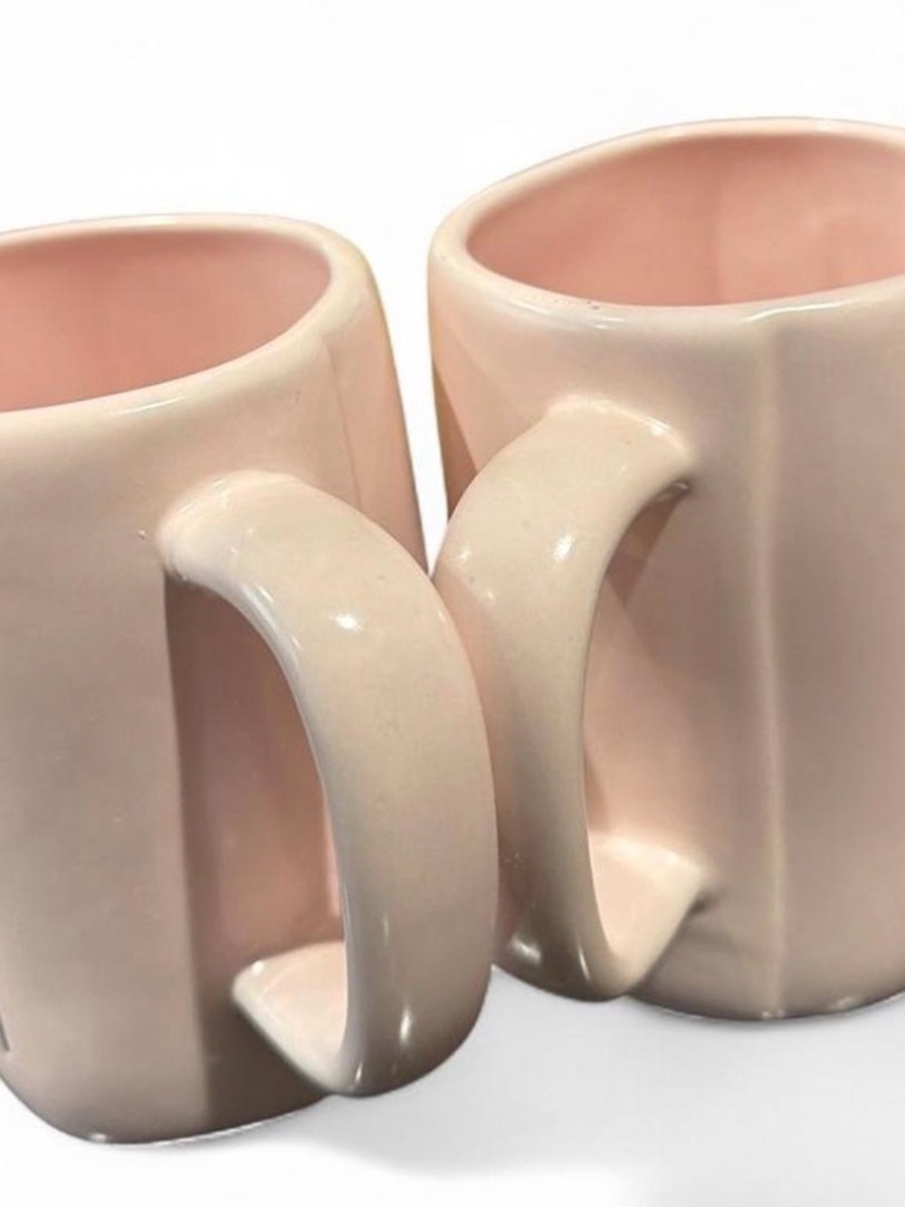 Rae Dunn Cream Ceramic 'How Sweet' & Heart Mug Set - Picture 5 of 5